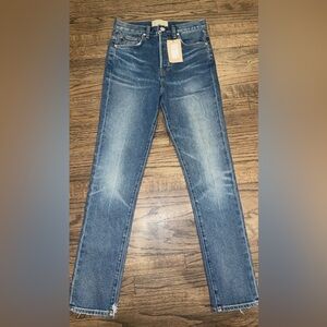 CQY Faded Blue Jeans Icon Vice Women’s 23 Vintage Slim Fit